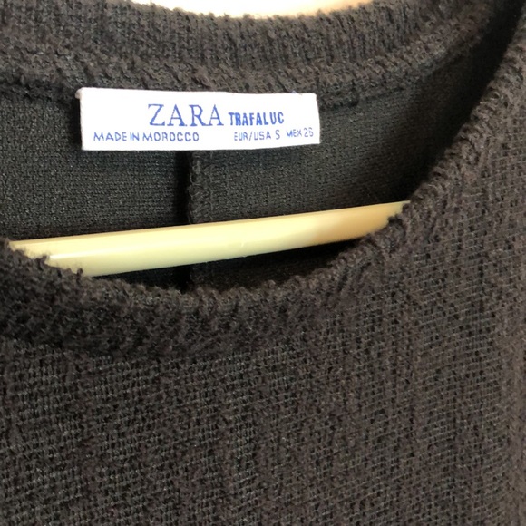 Zara black short sleeve dress - Picture 2 of 4